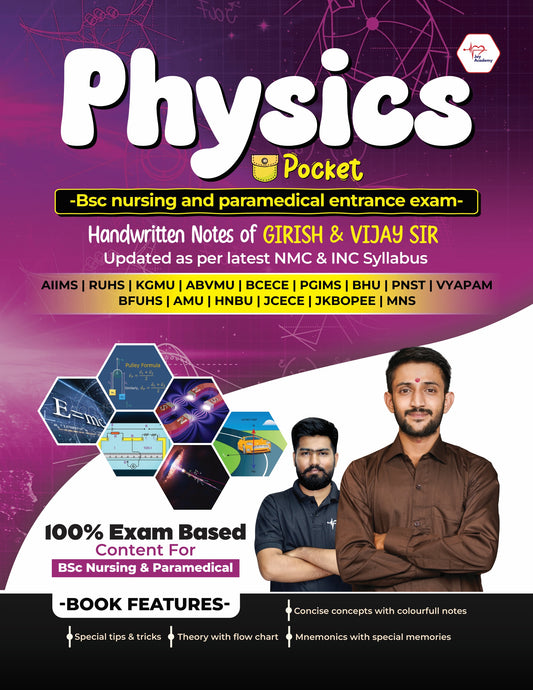 Physics Pocket Nursing Entrance Exam Book